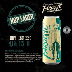 Faroeste Hop Lager - Lata 473ml