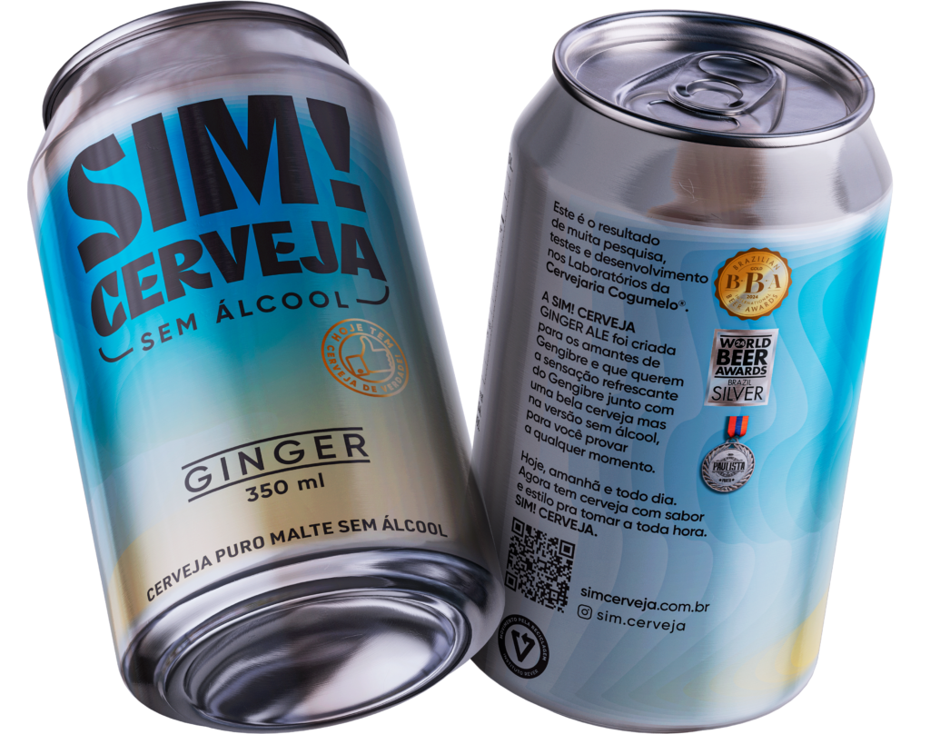 SIM! Cerveja Sem Álcool - GINGER - Central da Cerveja
